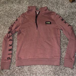 PINK Burgundy Hoodie